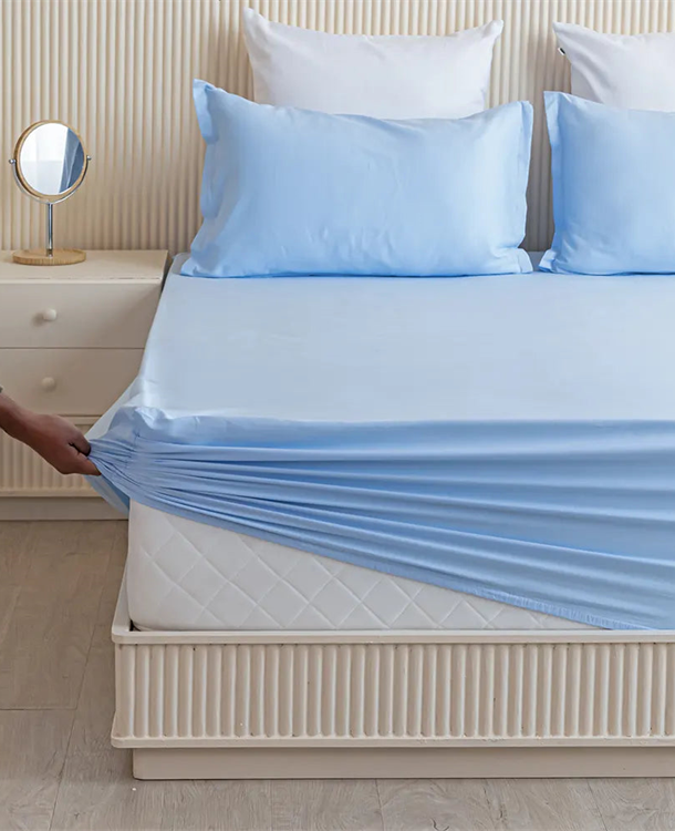 Blue Fitted Sheet