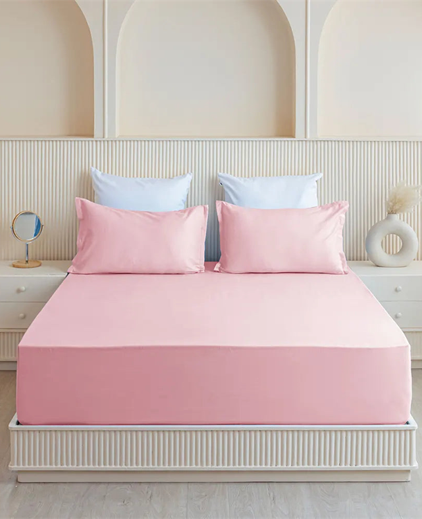 Pink Fitted Sheet