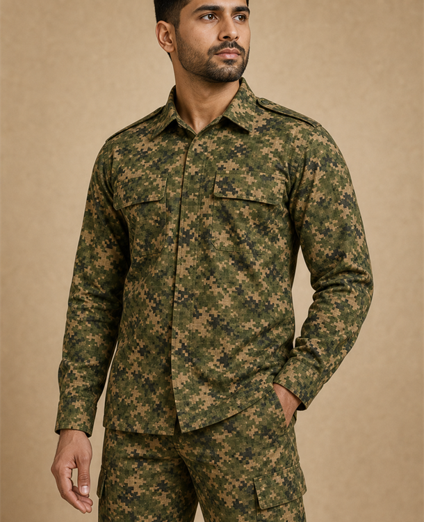 Camouflage Army Fabric